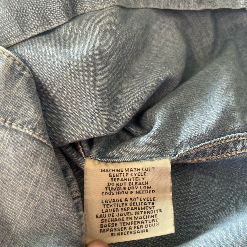 Denim and Supply Ralph Lauren Blue Button Down Shirt - Picture 9 of 11